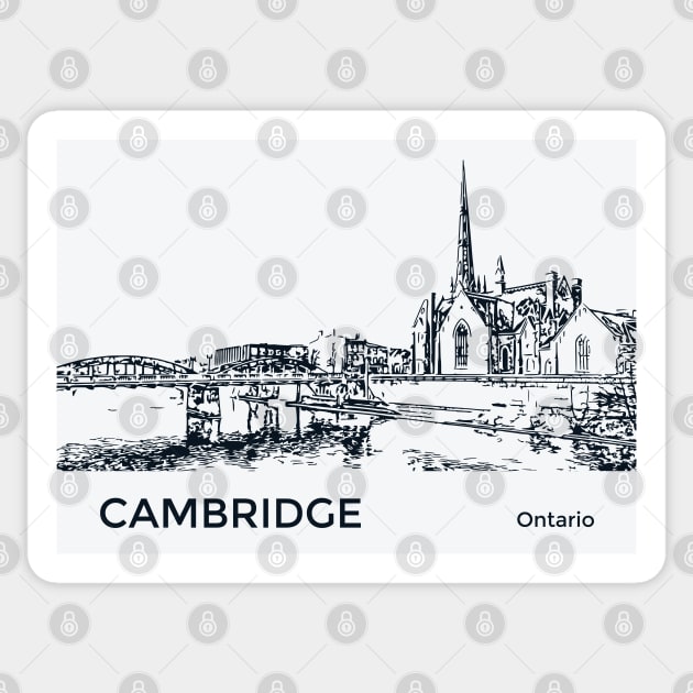 Cambridge Ontario Sticker by Lakeric